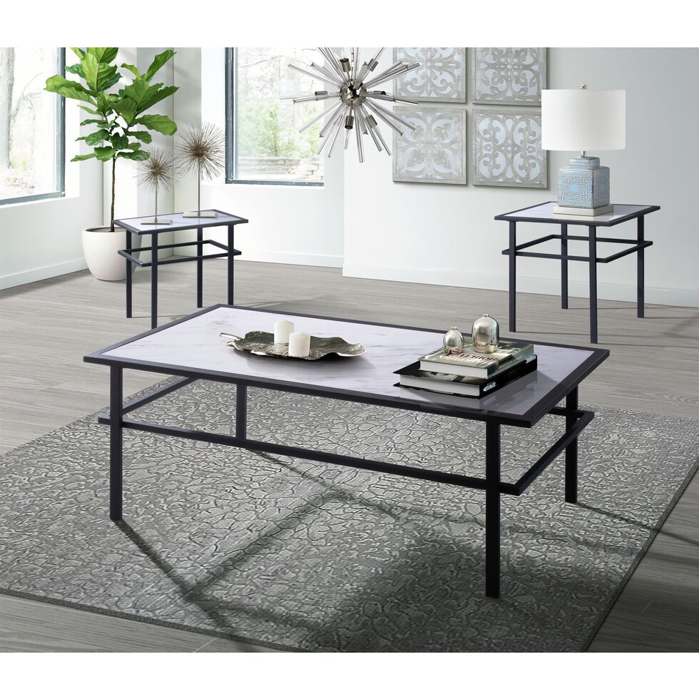 white  pc occasional tables   