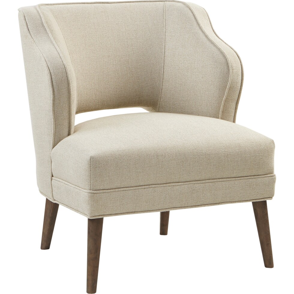 white accent chair   