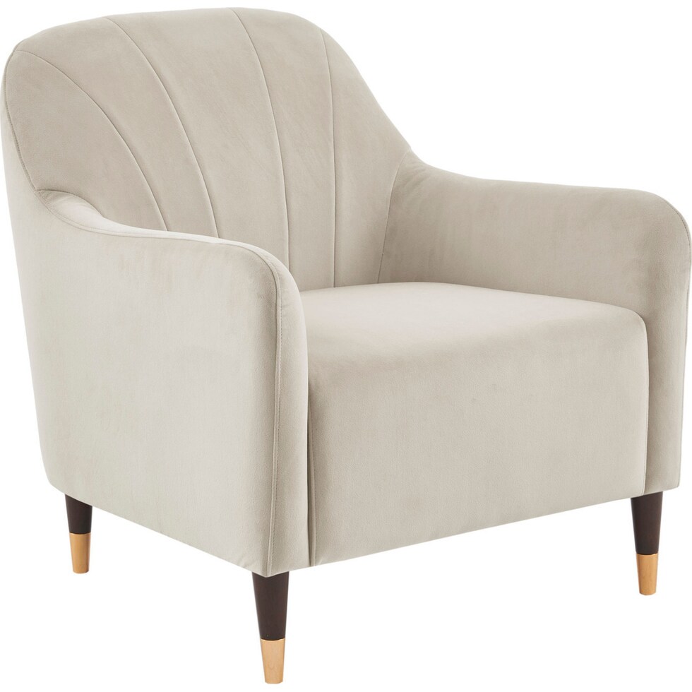 white accent chair   