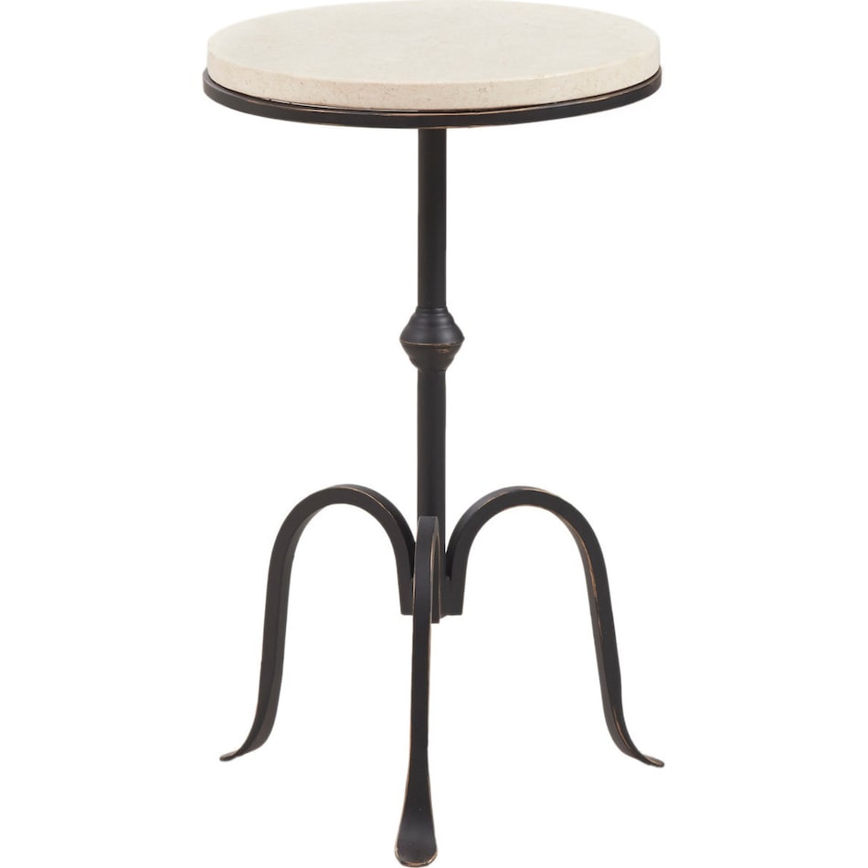 white black accent table   