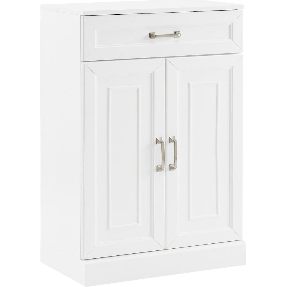 white cabinet   