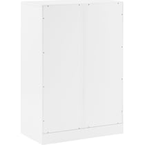 white cabinet   