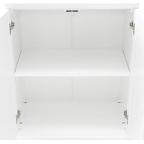 white cabinet   