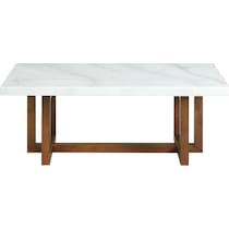 white coffee table   