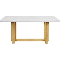 white coffee table   