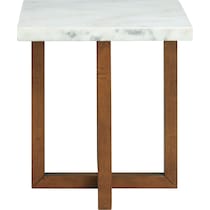 white end table   