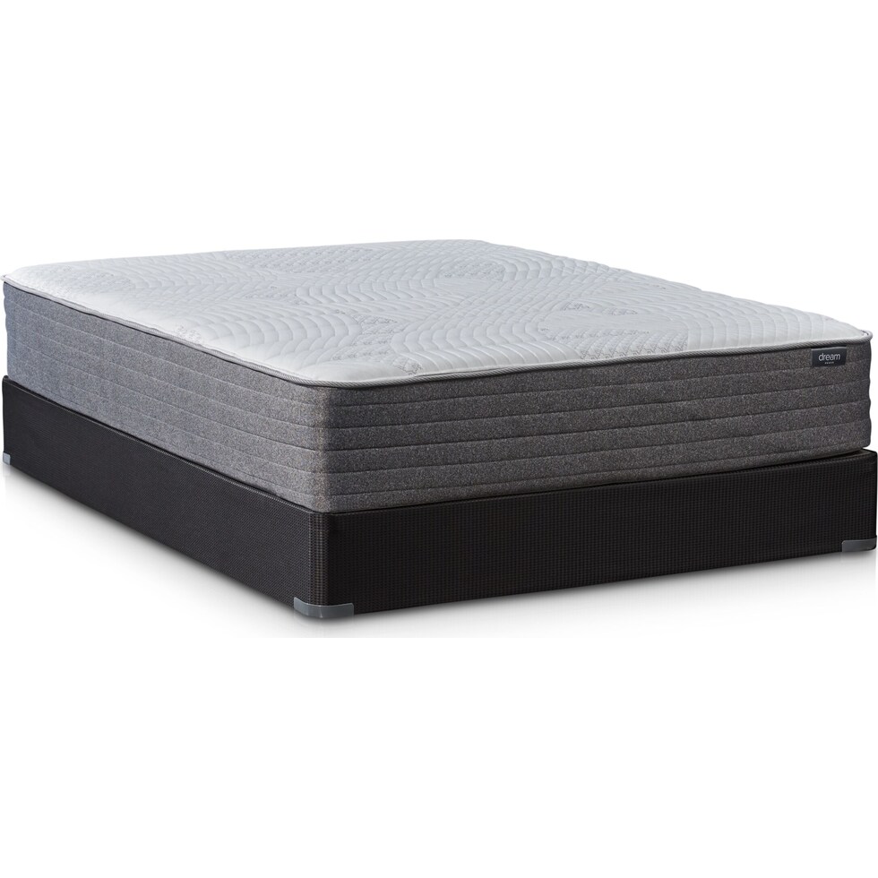 white king mattress split low profile foundation set   
