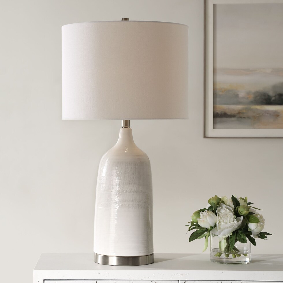 white lamp   