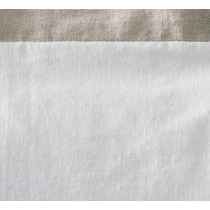 white natural king bedding set   