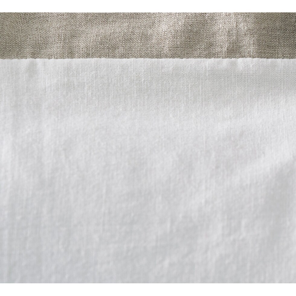 white natural king bedding set   