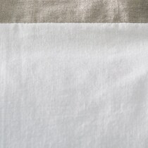 white natural queen bedding set   