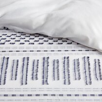 white navy swatch  