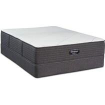 white queen mattress  low  profile split foundation set   