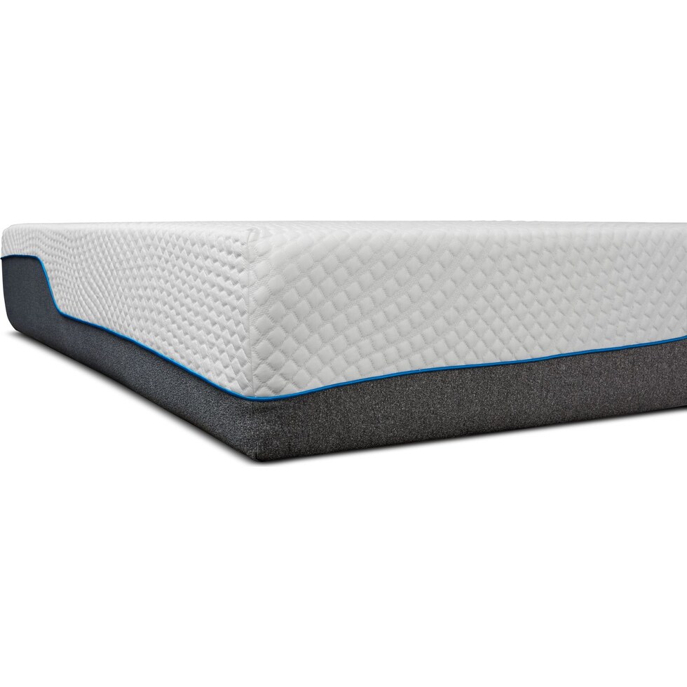 white queen mattress split low profile foundation set   