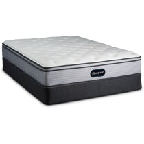 white queen mattress split low profile foundation set   