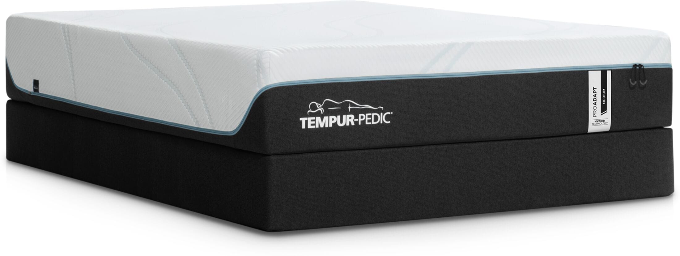 Tempur-Adapt Medium Hybrid Queen Mattress And Low Profile Foundation