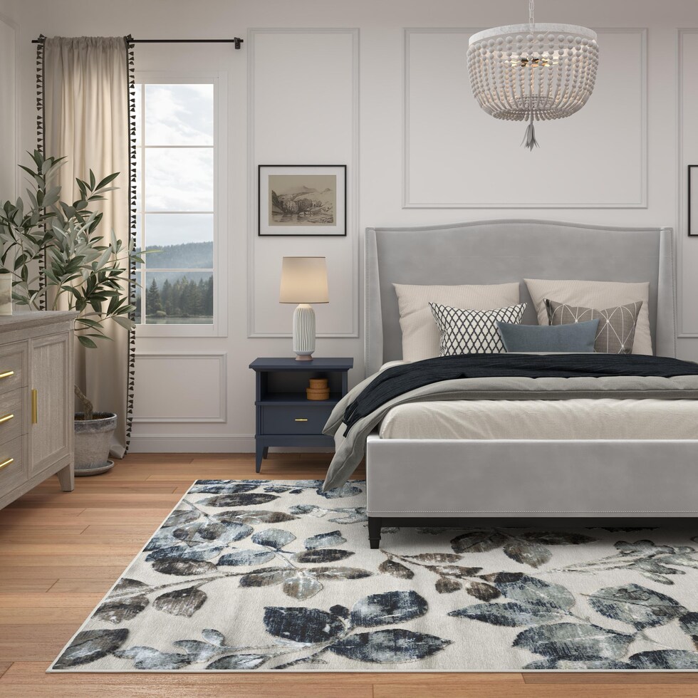 white rug   