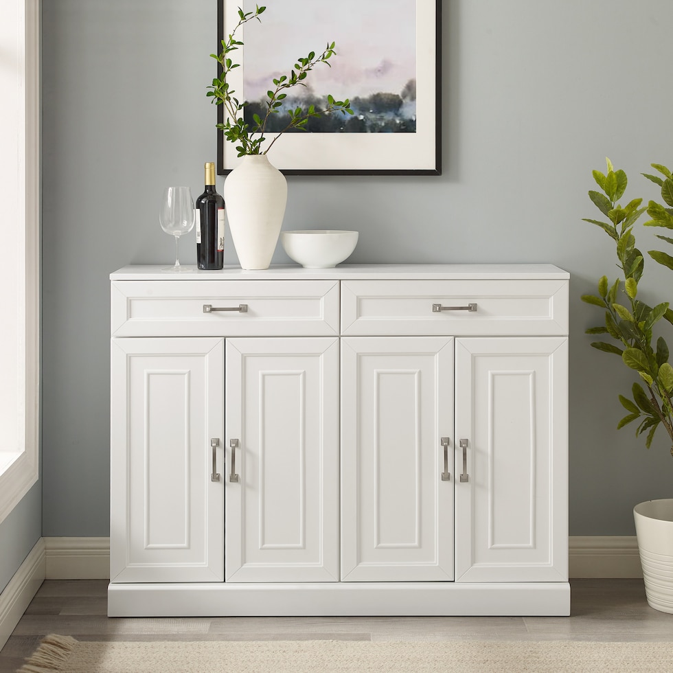 white sideboard   