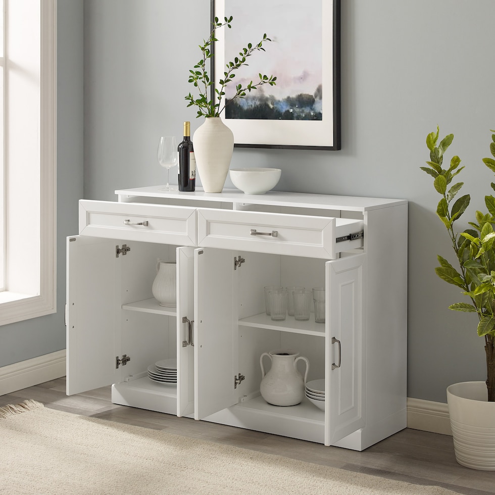 white sideboard   