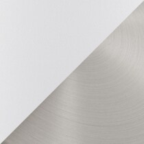 white silver swatch  