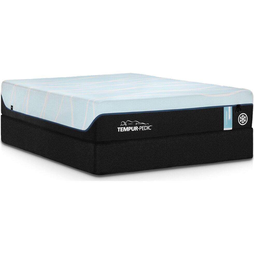 white split california king mattress foundation set   