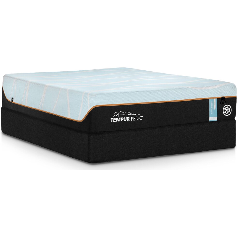 white split california king mattress foundation set   