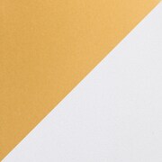 Alicia King Upholstered Headboard - Gold/Cream Velvet
