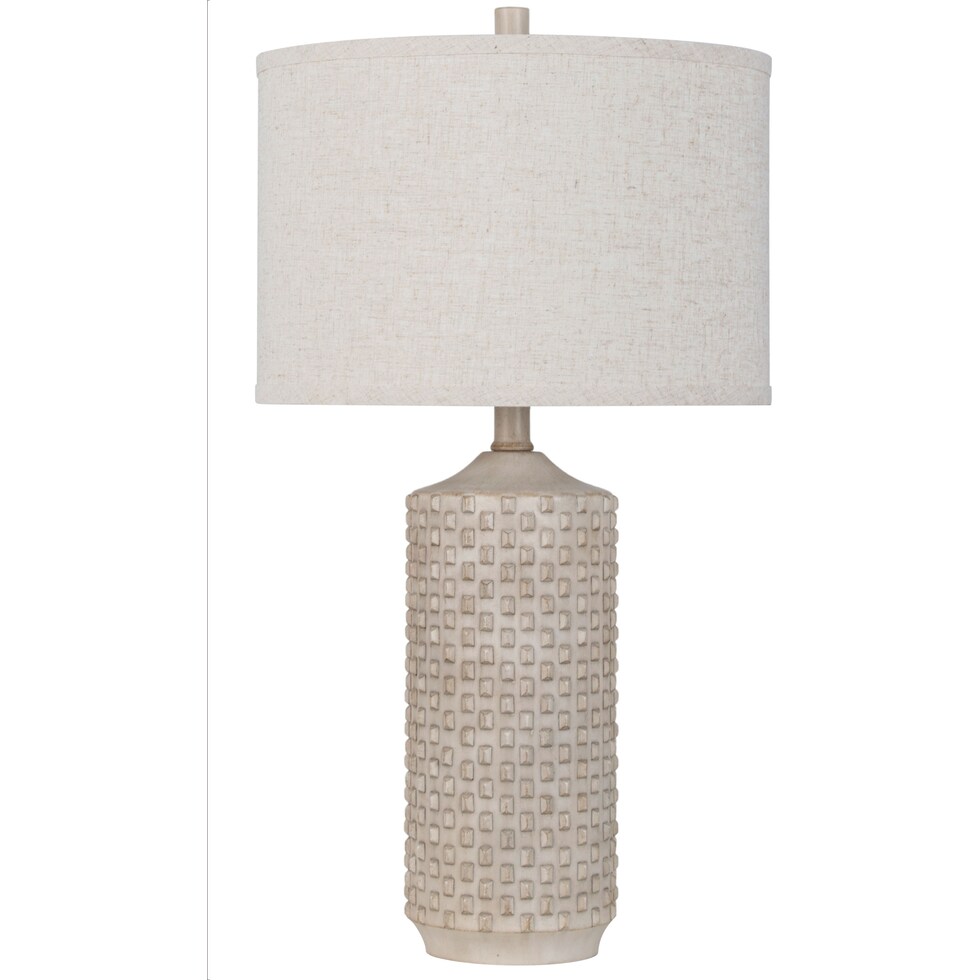 white table lamp   