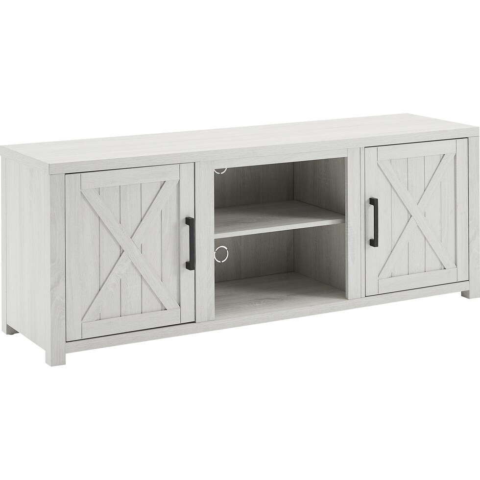 white tv stand   
