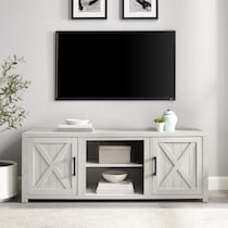 white tv stand   