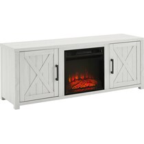 white tv stand   