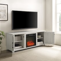 white tv stand   