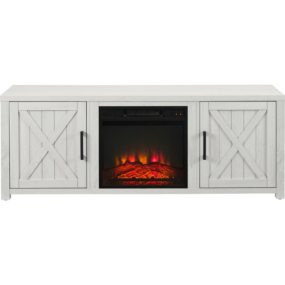 white tv stand   