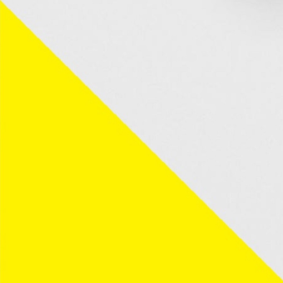 white yellow swatch  