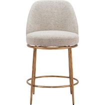 whitehaven neutral counter height stool   