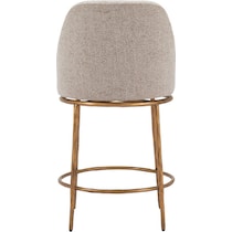 whitehaven neutral counter height stool   