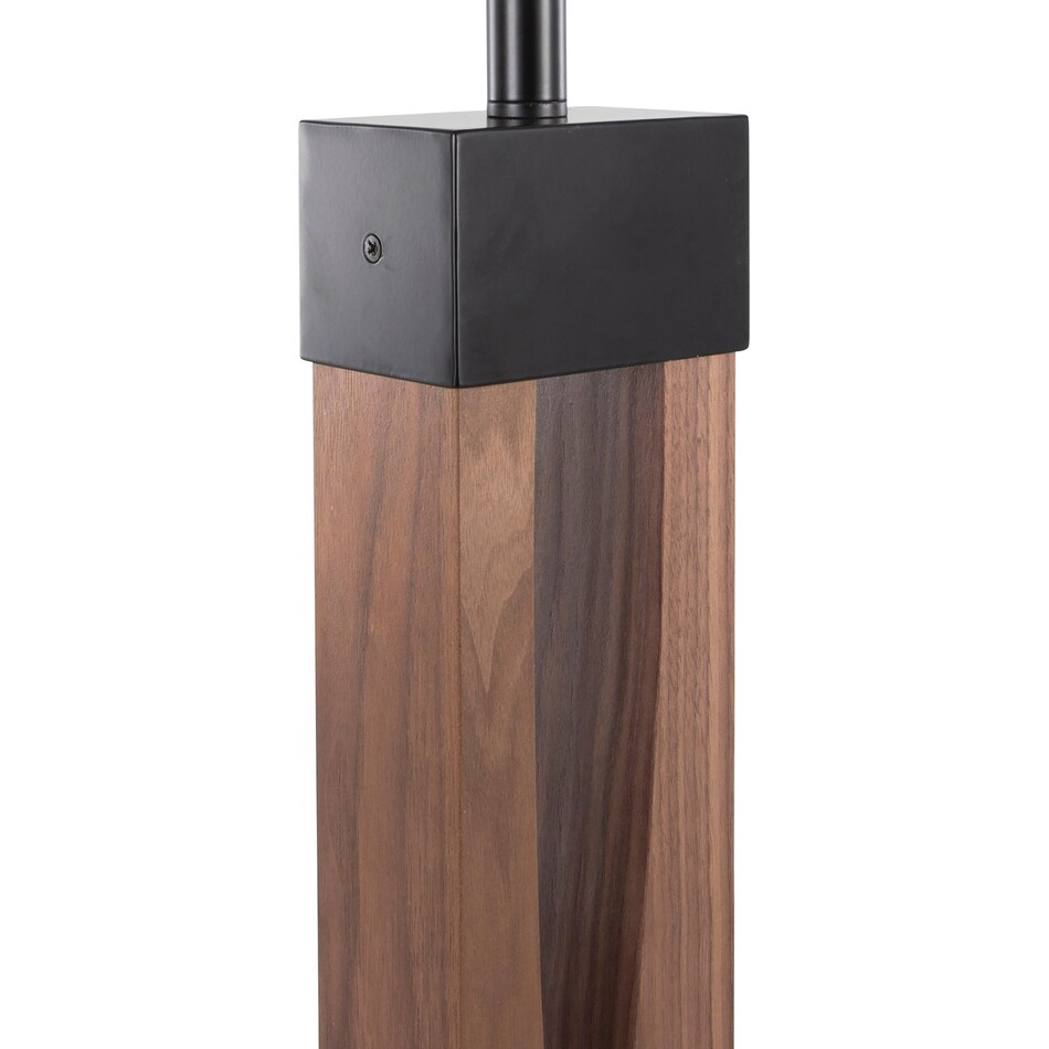 whithaven black white floor lamp   
