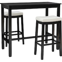 wilcox black  pc bar set   