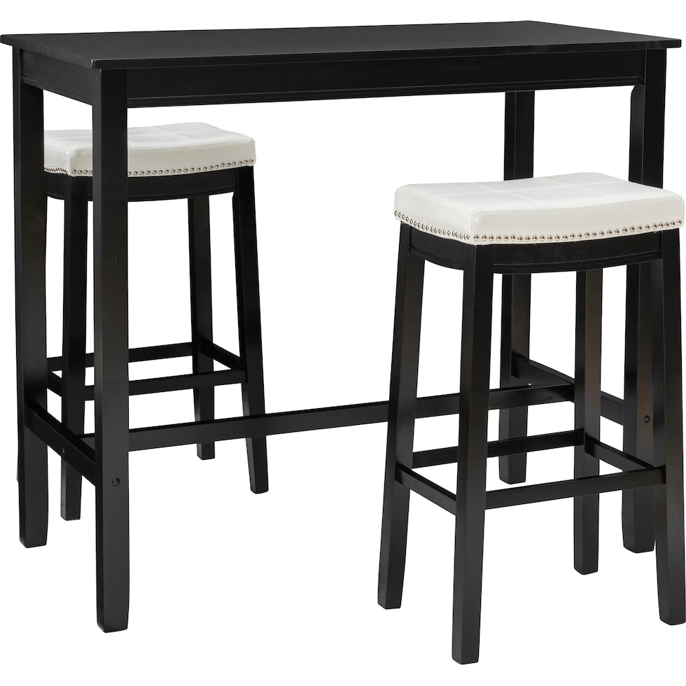 wilcox black  pc bar set   