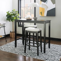 wilcox black  pc bar set   