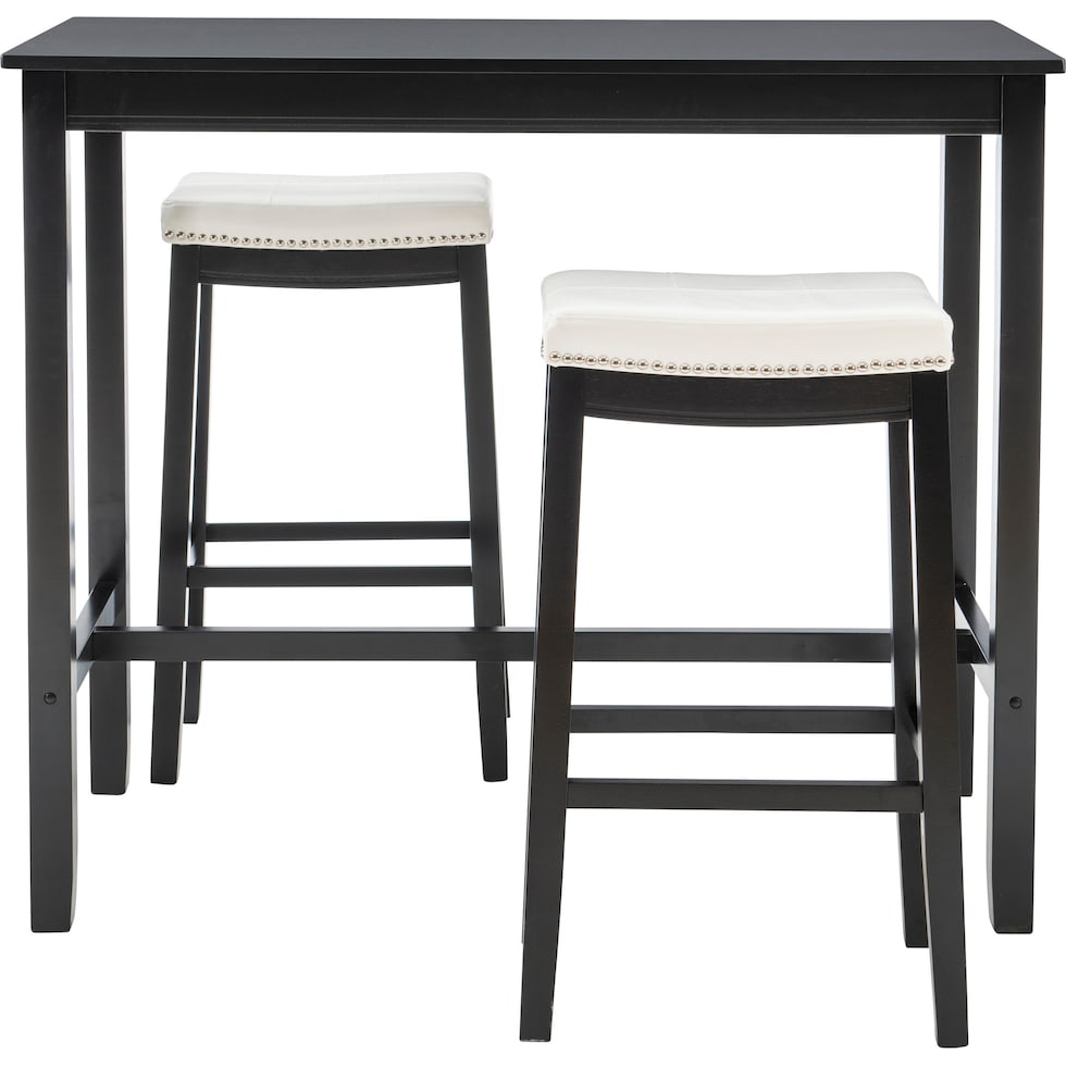 wilcox black  pc bar set   