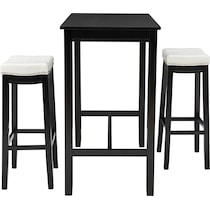 wilcox black  pc bar set   