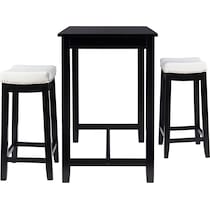 wilcox black  pc counter height dining room   