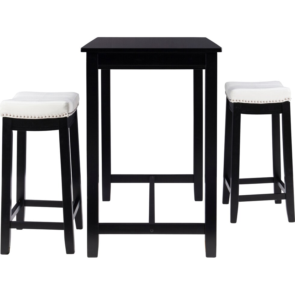 wilcox black  pc counter height dining room   