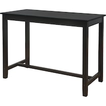 wilcox black counter height dining table   