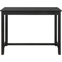 wilcox black counter height dining table   
