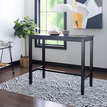 wilcox black dining table   