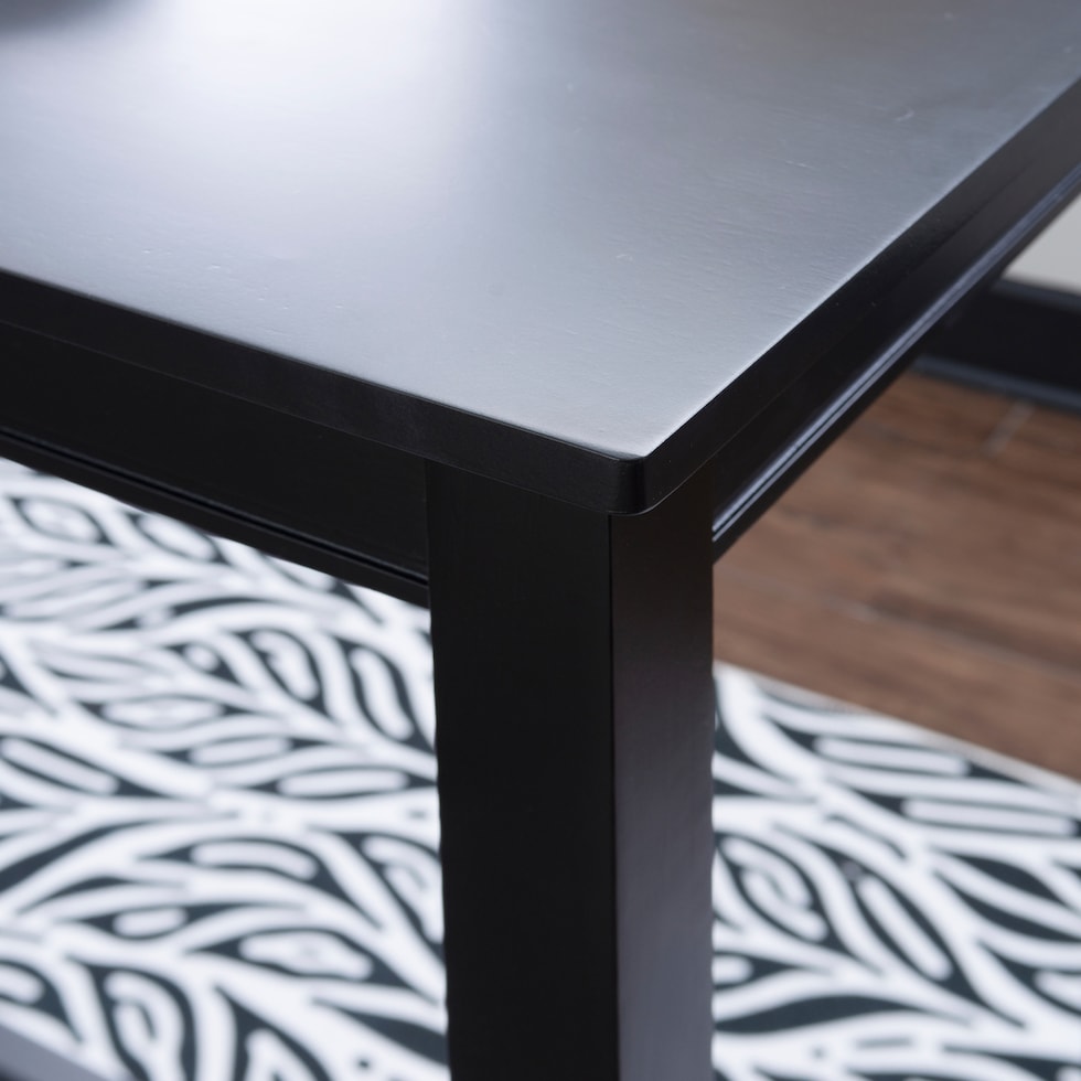 wilcox black dining table   