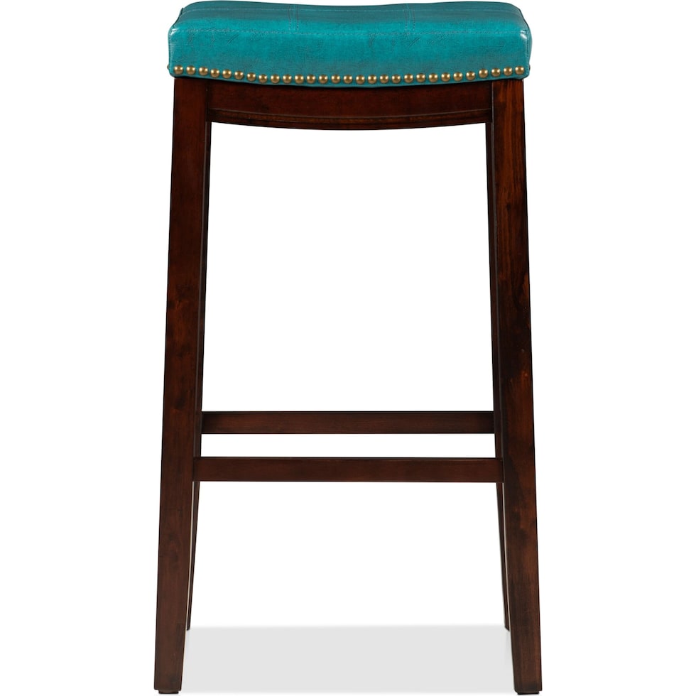 wilcox blue bar stool   