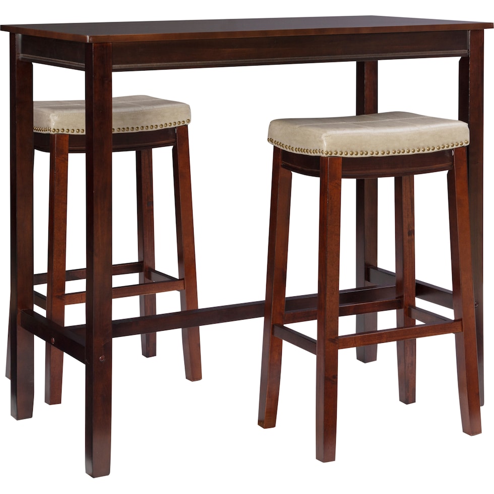wilcox dark brown  pc bar set   